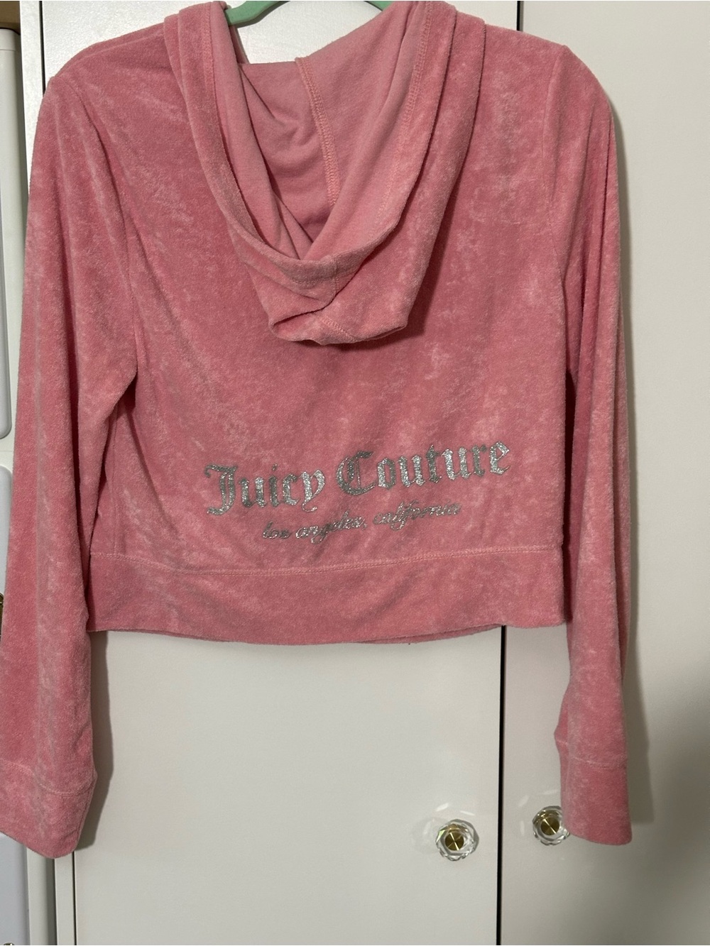 Juicy Couture Dusty rose terry cloth set with pants